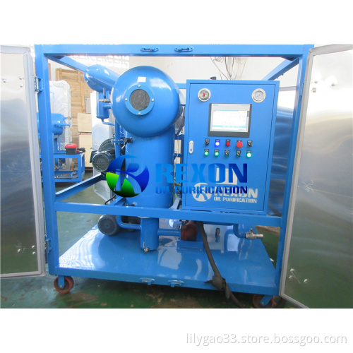 Double Stage Vacuum Transformer Oil Purifier Insulation Oil Filtration Machine